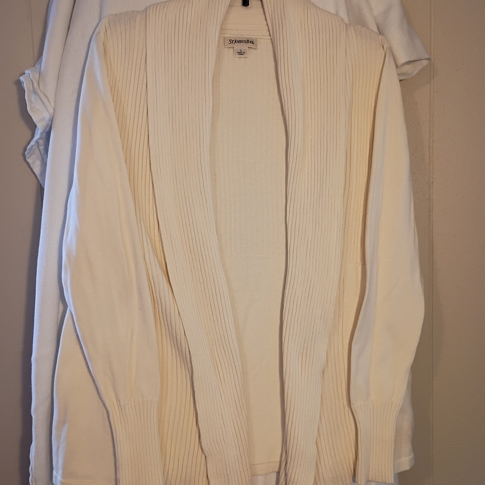 St. John's Bay Women's Cream Cardigan